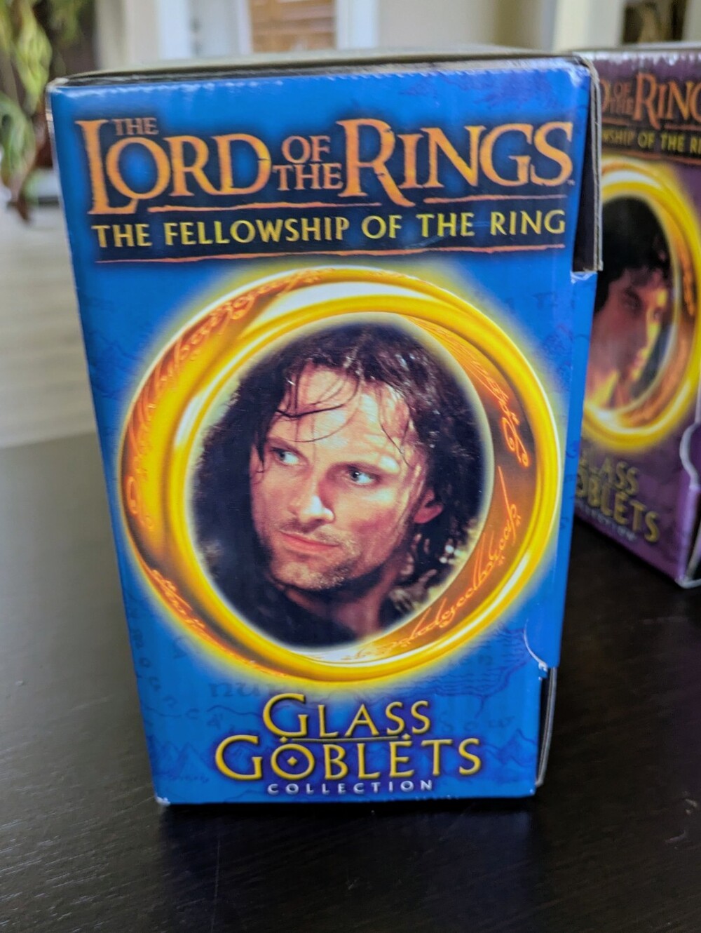 VTG The Lord Of The Rings "Strider" Light-Up Glass Goblet